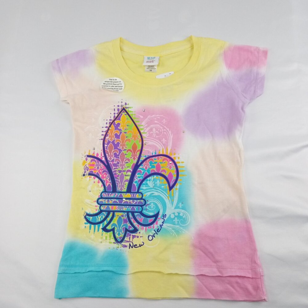 Tie On Die New Orleans T-shirt With Rhinestone